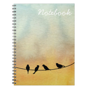 Birds on a wire notebook