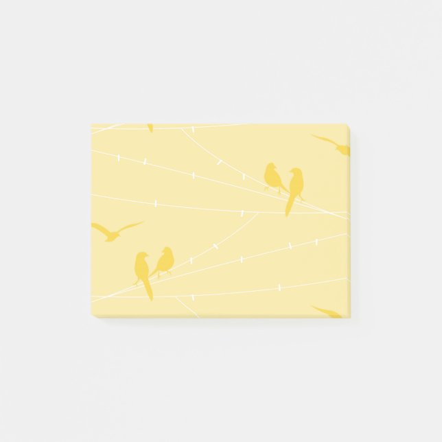 Birds on a Wire Post-it Notes (Front)