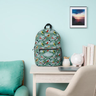 Birds On Branches Personalised Printed Backpack