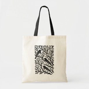 Birds On Tree Tote Bag