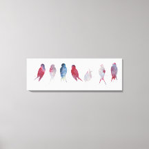 Birds on Wire wrapped canvas