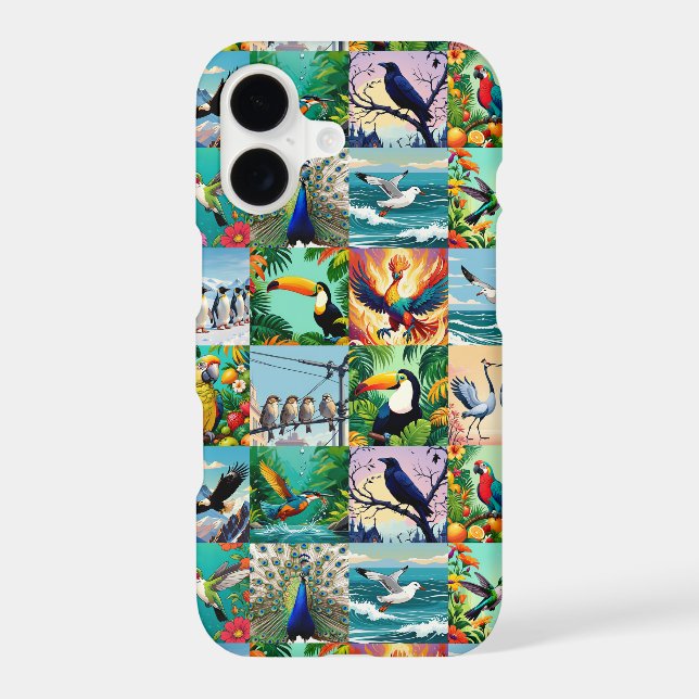 Birds Patchwork Pattern  (Back)