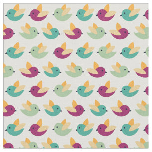 Birds pattern fabric