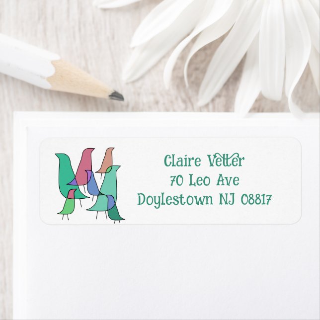 Birds  return address label (Insitu)