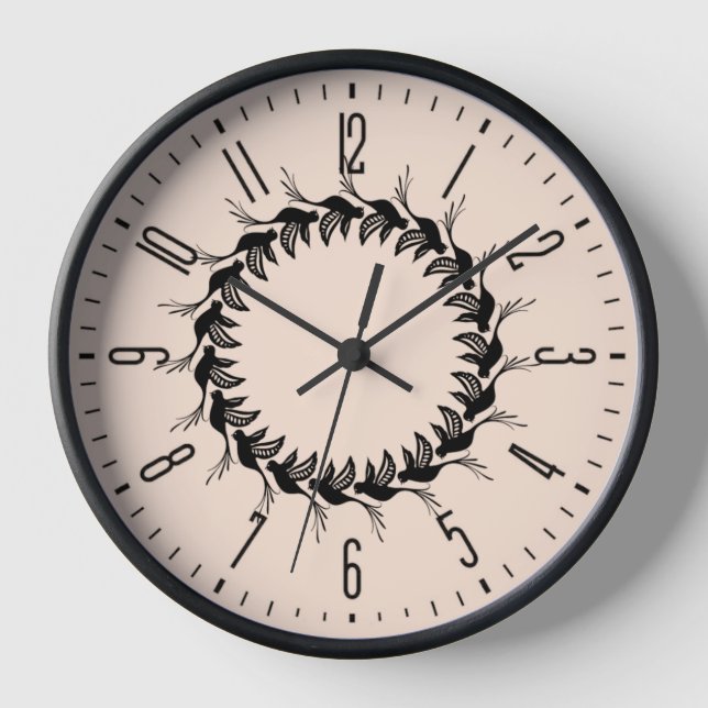 Birds round clock (Front)