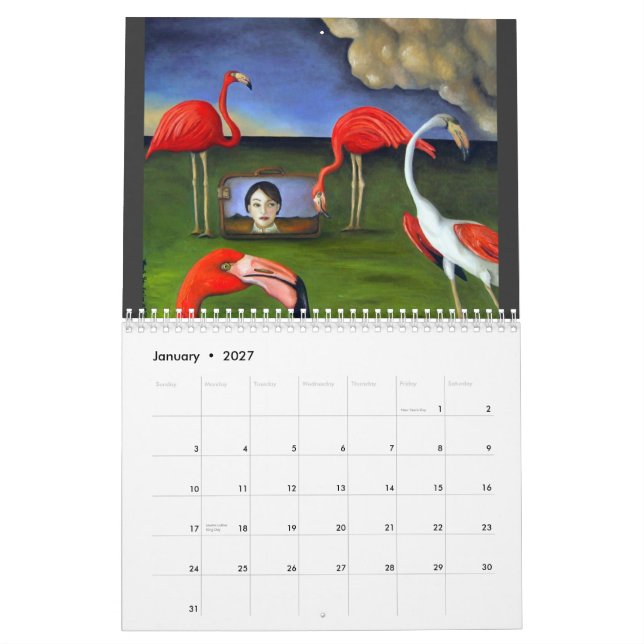 BIRDS, SOME STRANGE, 2011 CALENDAR (Jan 2027)