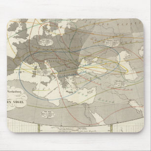 Birds throughout Europe Mouse Pad