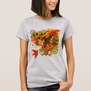 Birds Trees and Leaves T-Shirt