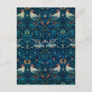 Birds (Vintage Floral Pattern) (by William Morris) Postcard