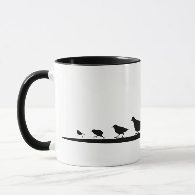 Birds Walking Mug (Left)