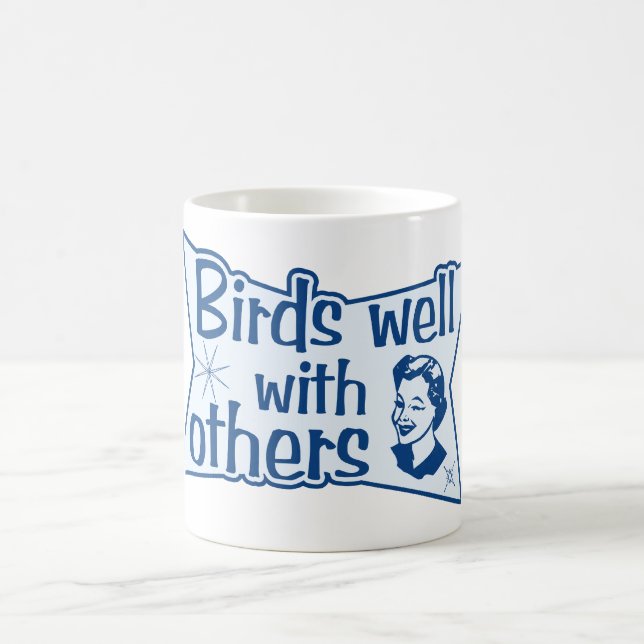 Birds Well With Others Coffee Mug (Center)