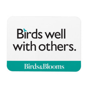Birds Well with Others Magnet