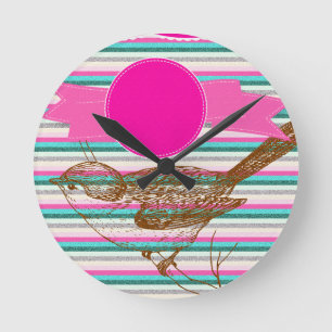 birds wing wings animals feathers park outdoors round clock