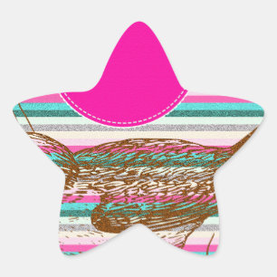 birds wing wings animals feathers park outdoors star sticker