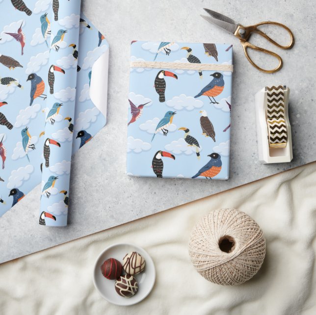 birds Wrapping Paper (Crafts)
