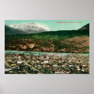 Birdseye View of Skagway, AlaskaSkagway, AK Poster