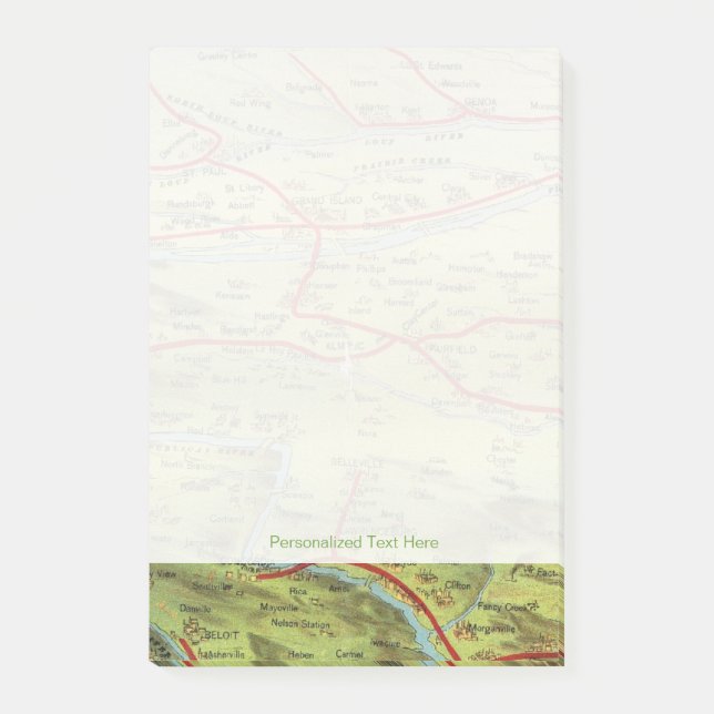 Birdseyes View Great Plains Post-it Notes (Front)