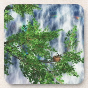 Birdsnest Falls Cork Coasters