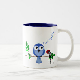 Birdsong Two-Tone Coffee Mug