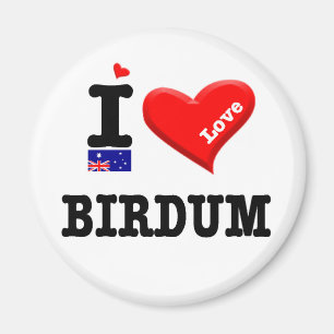 BIRDUM - I Love Magnet
