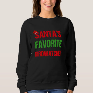Birdwatcher Funny Pajama Christmas Sweatshirt