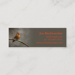 Birdwatcher Goal Mini Business Card