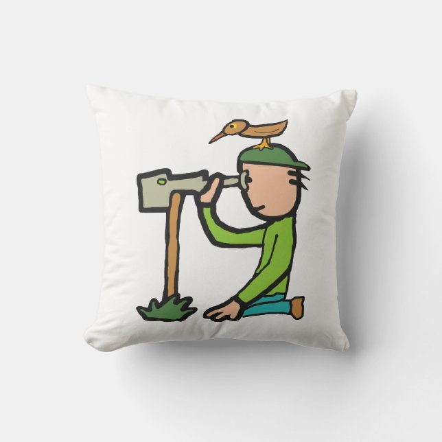 Birdwatching Cushion (Front)