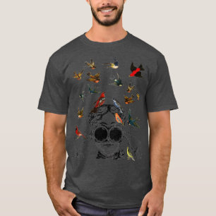 Birdwatching gifts ornithologist twitcher Bird lov T-Shirt