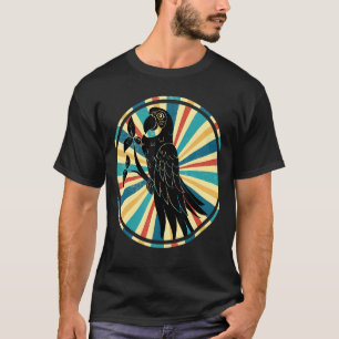 Birdwatching Retro Macaw Jungle Animal Bird Parro T-Shirt