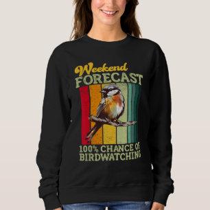 Birdwatching  Sunset Birdwatcher Ornithology Sweatshirt