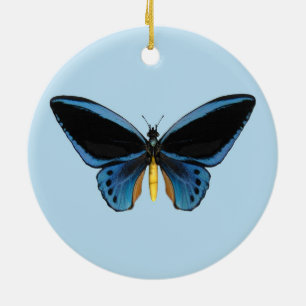 Birdwing Butterfly Ceramic Tree Decoration