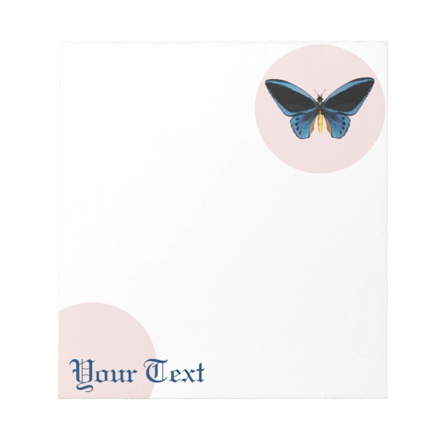 Birdwing Butterfly Notepad (Front)