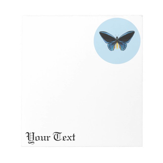 Birdwing Butterfly Notepad (Front)