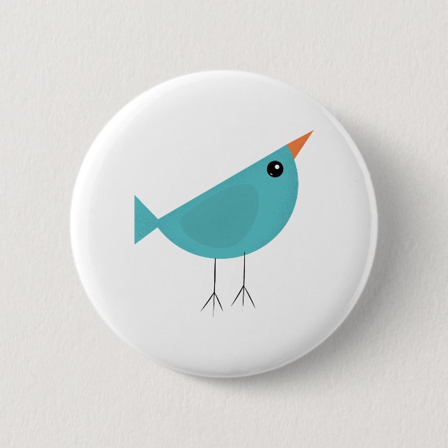 Birdy  6 cm round badge (Front)