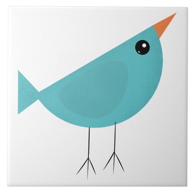 Birdy  ceramic tile (Front)