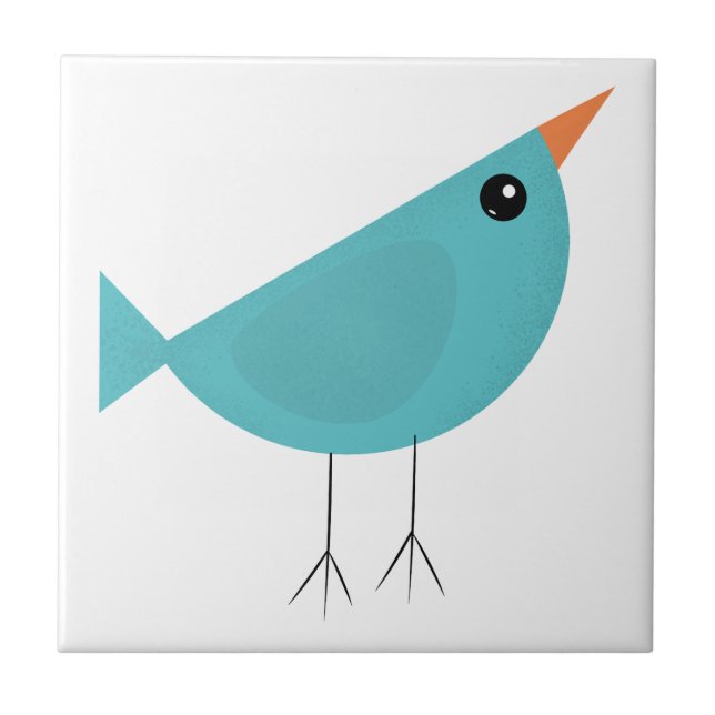 Birdy   ceramic tile (Front)