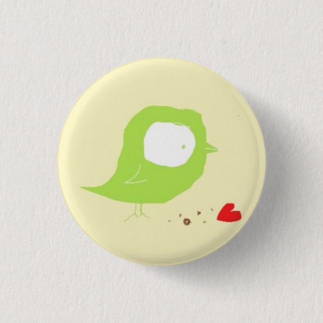 Birdy Found Love 3 Cm Round Badge (Front)