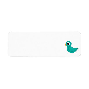 birdy   return address label