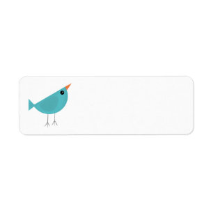 Birdy   return address label