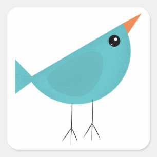 Birdy  square sticker