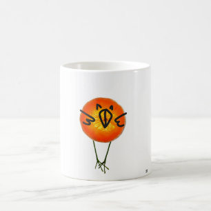 BIRDY, THE ORANGE BIRD. COFFEE MUG