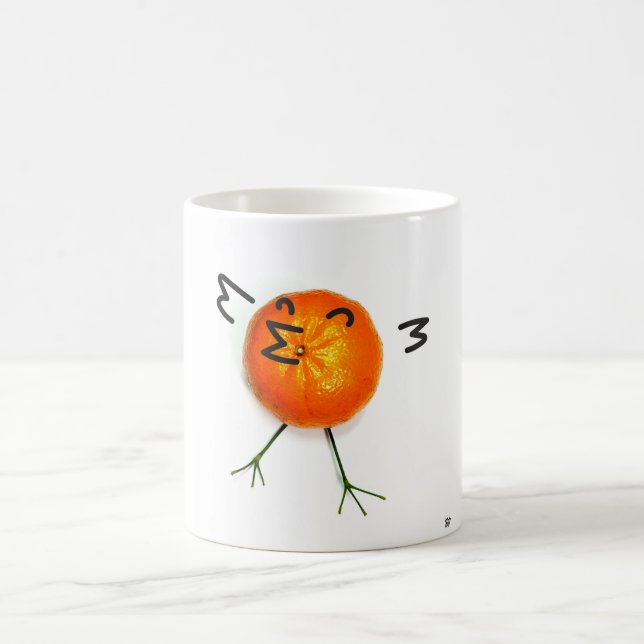 BIRDY, THE ORANGE BIRD. COFFEE MUG (Center)