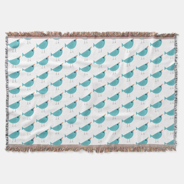Birdy  throw blanket (Front)