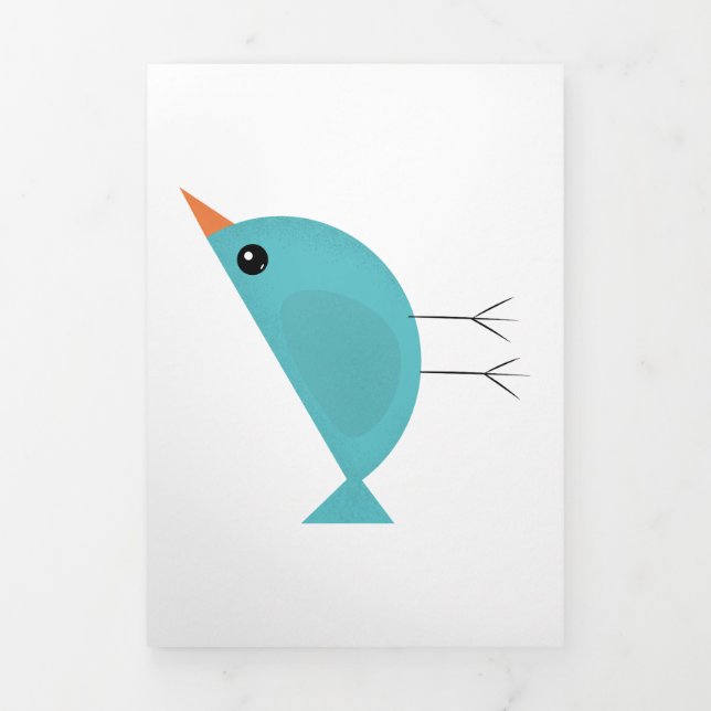 Birdy   Tri-Fold holiday card (Cover)