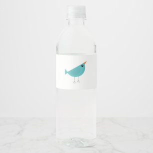 Birdy water bottle label