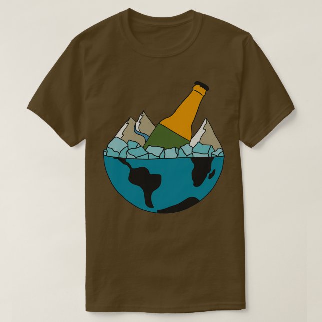 Bire sur les rochers 2 classique T-Shirt (Design Front)
