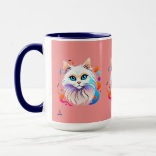Birma Katze - Farbige Illustration Mug