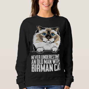 Birman cat  Birman kitten  Birman mom  1 Sweatshirt