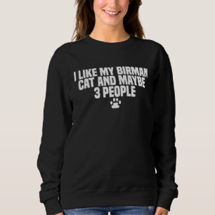 Birman Cat Breed Sweatshirt