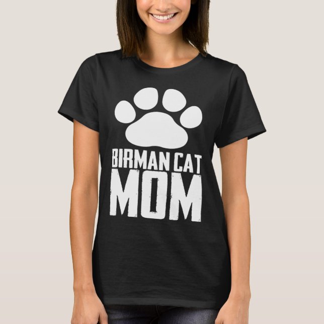 Birman cat mum T-Shirt (Front)